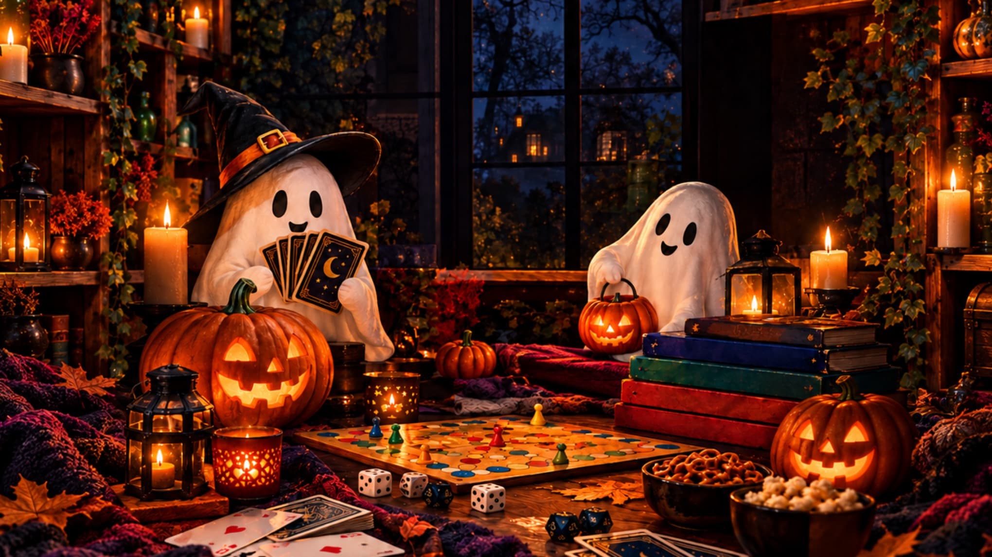 🎃 Spooky Game Night 🎲 im Sirin Studio